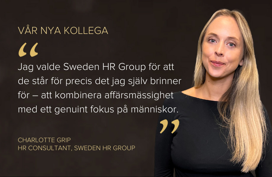 Vår nya kollega Charlotte Grip