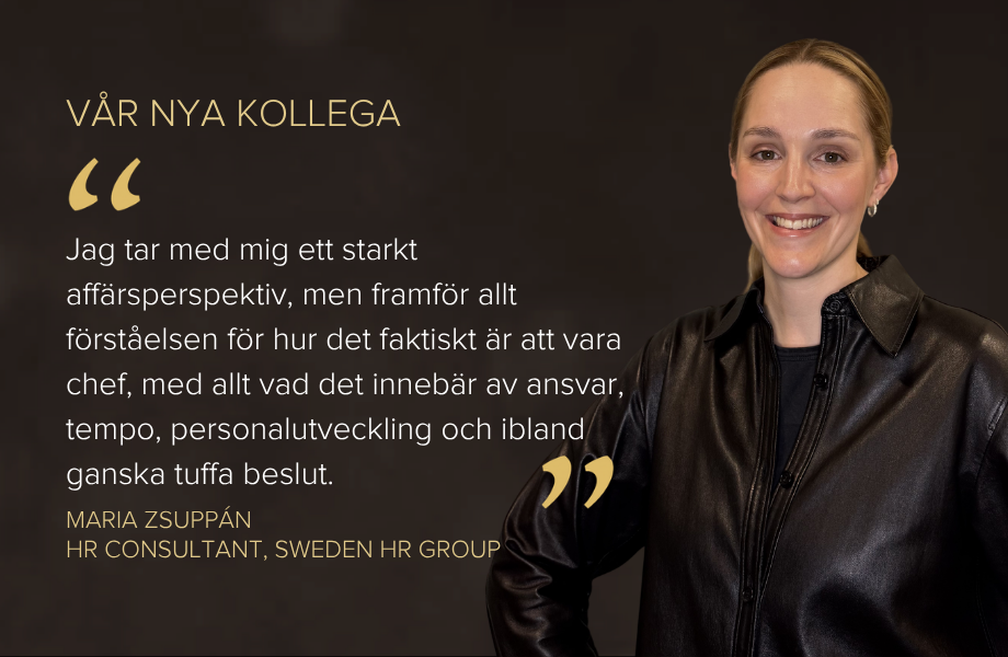 Maria Zsuppan vår nya kollega Maria Zsuppan vår nya kollega