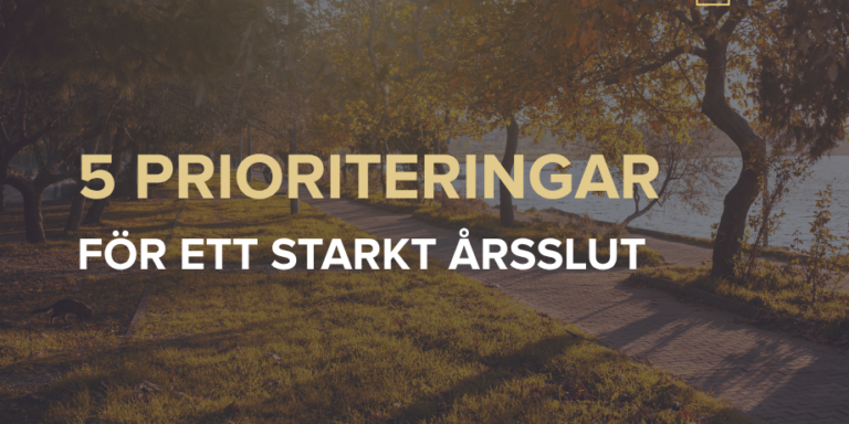 5prioriteringarförQ4