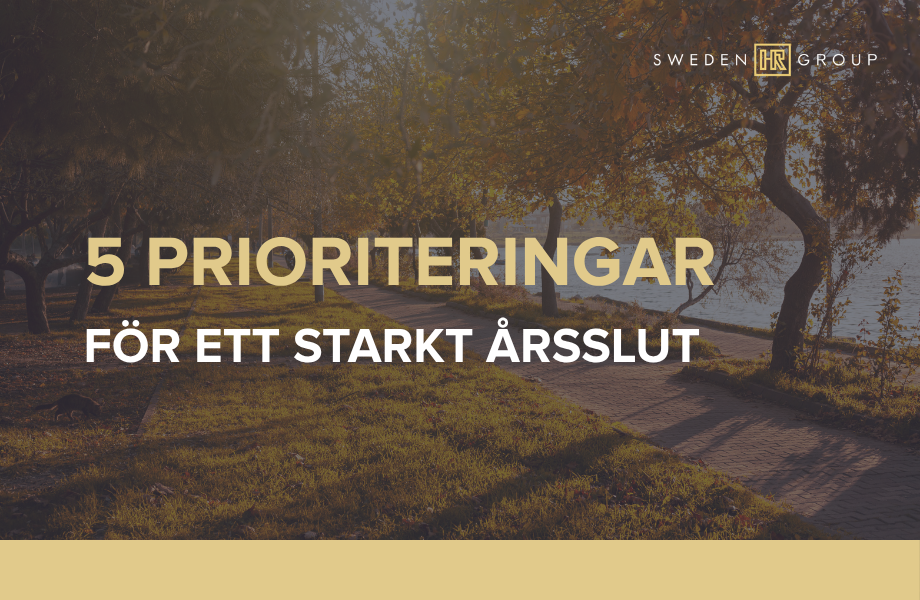 5prioriteringarförQ4 5prioriteringarförQ4